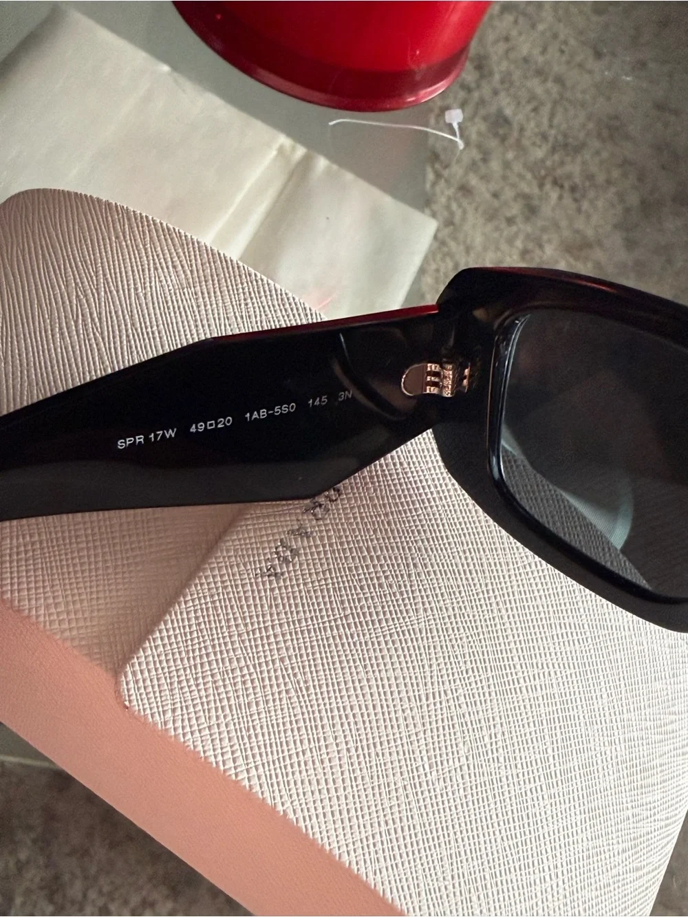Prada lens nose
